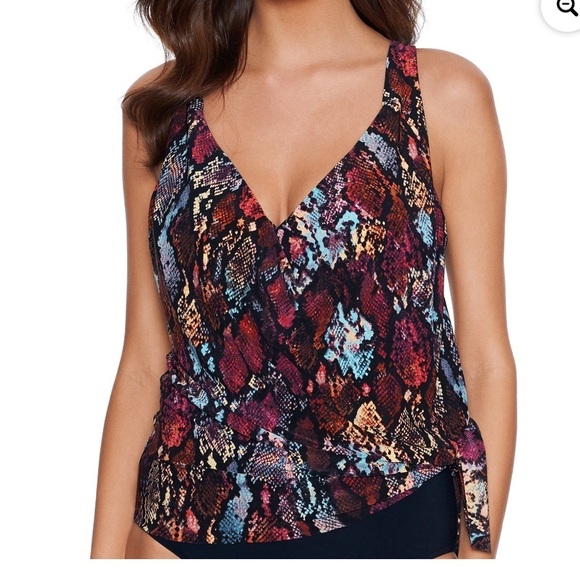 Magicsuit Queen Cobra Winnie Underwire Tankini Top swimwear 8 - Picture 6 of 9